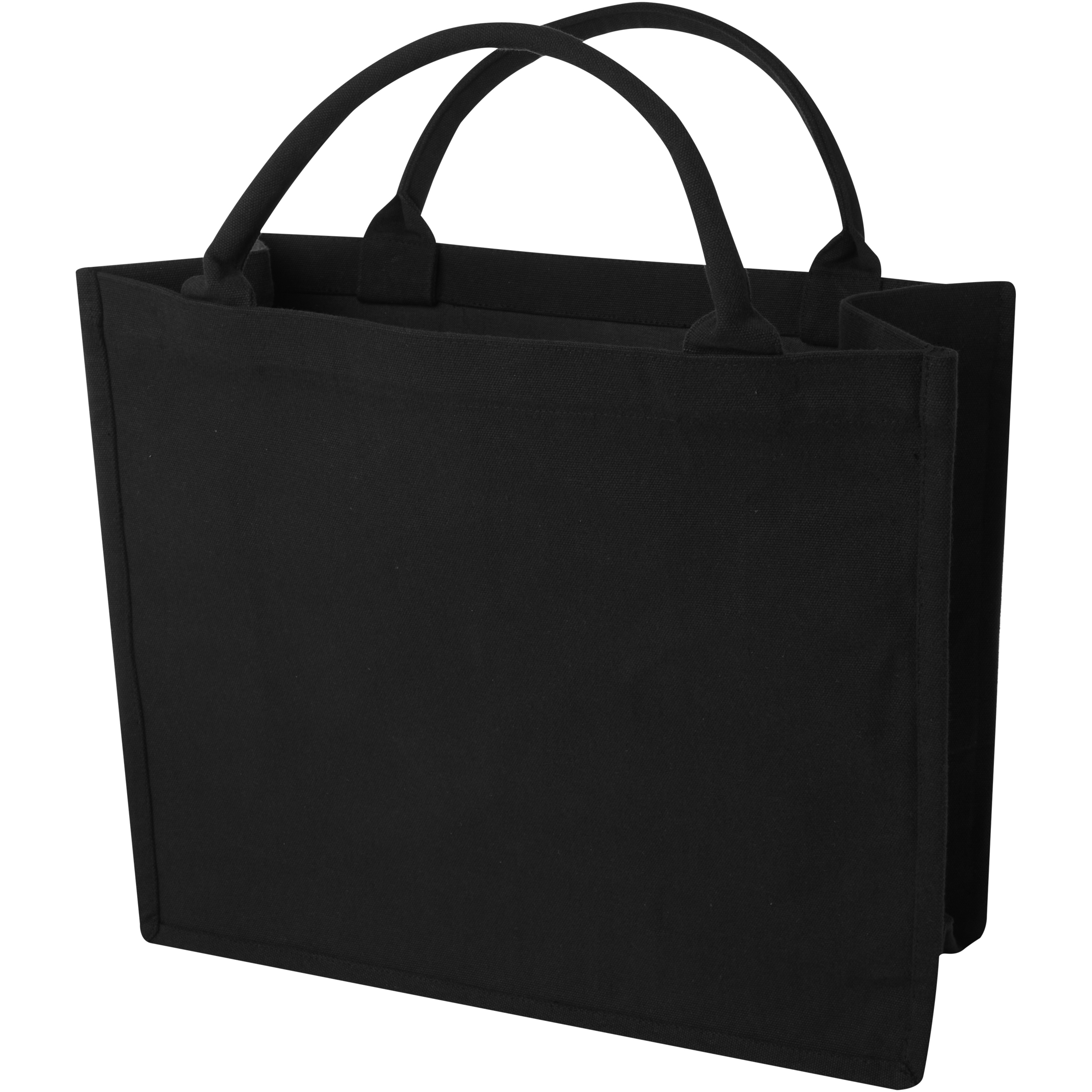 Sac à provisions 70% coton recyclé/30% polyester recyclé 500 g/m².