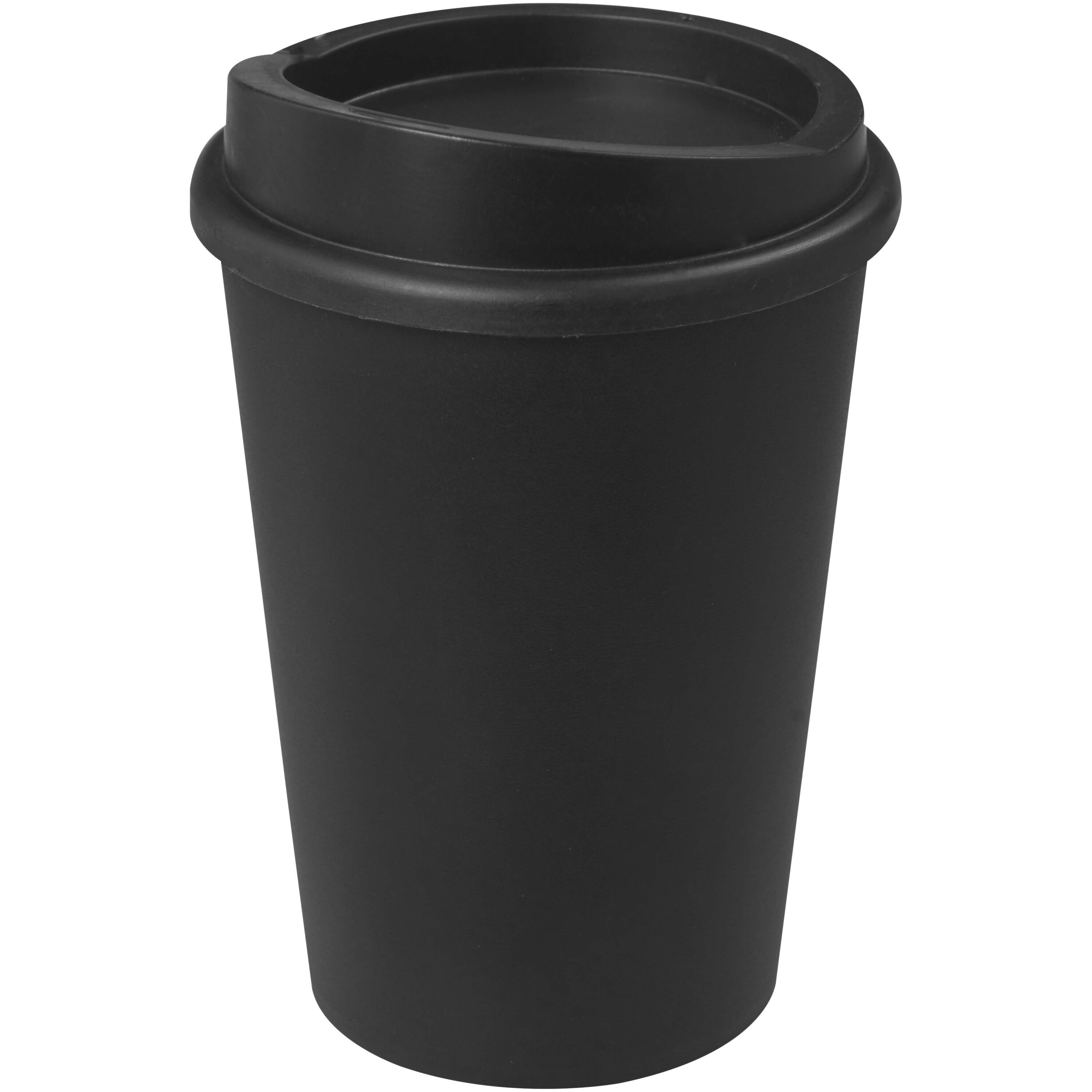 Plastic drinking cup 300 ml with lid