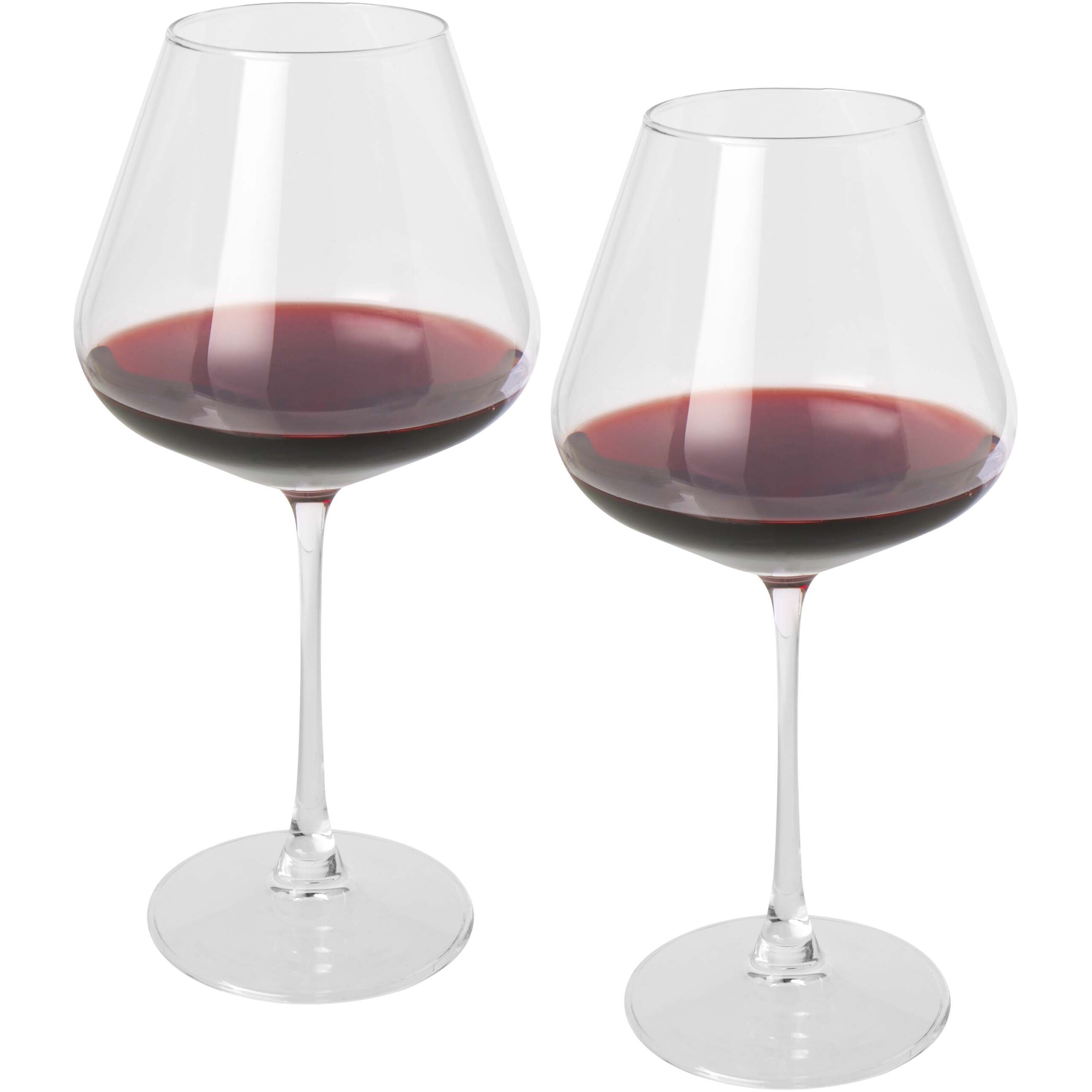Set of 2 red wine glasses made of glass 2 x 680 ml dishwasher-safe engravable
