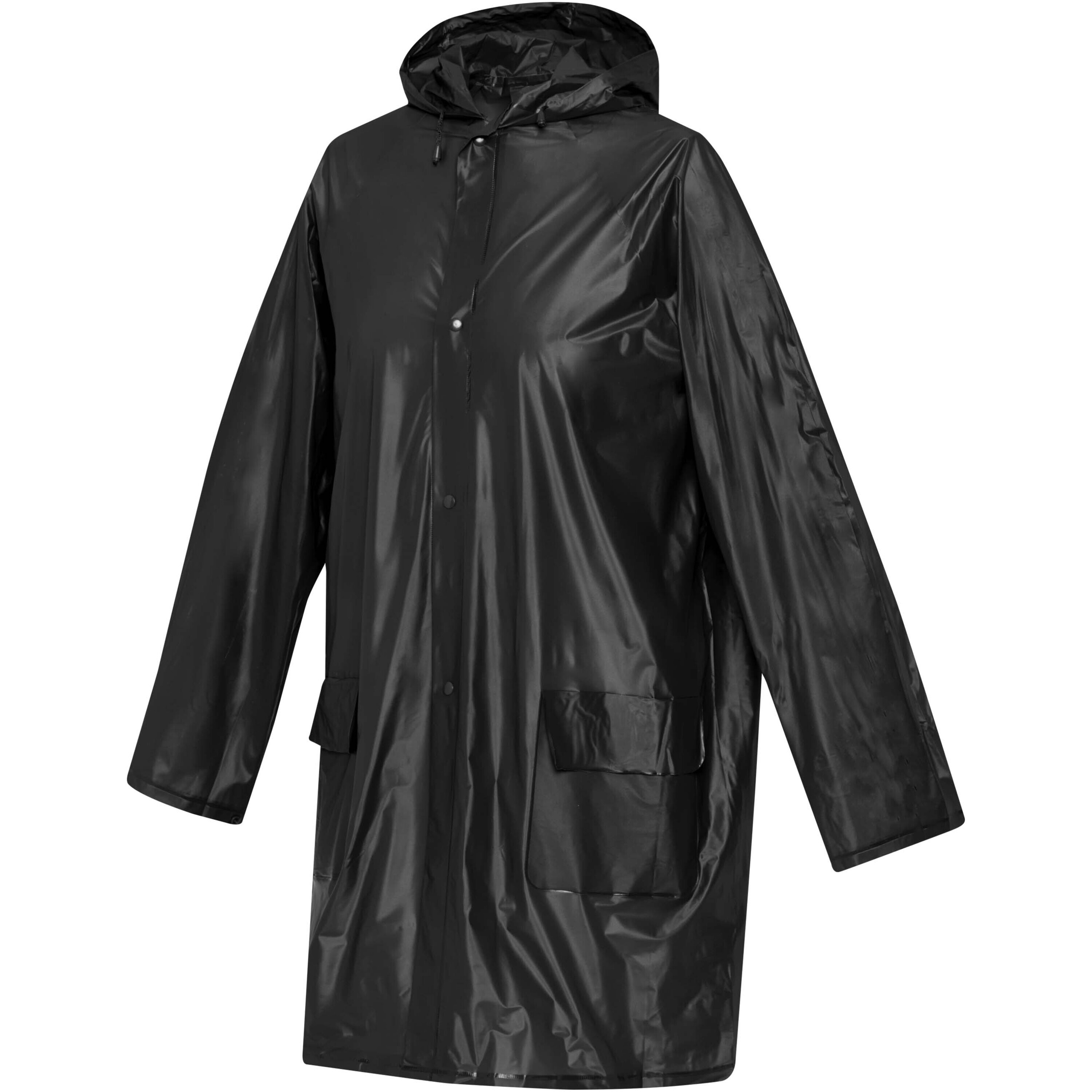 Raincoat PVC plastic One size with press studs