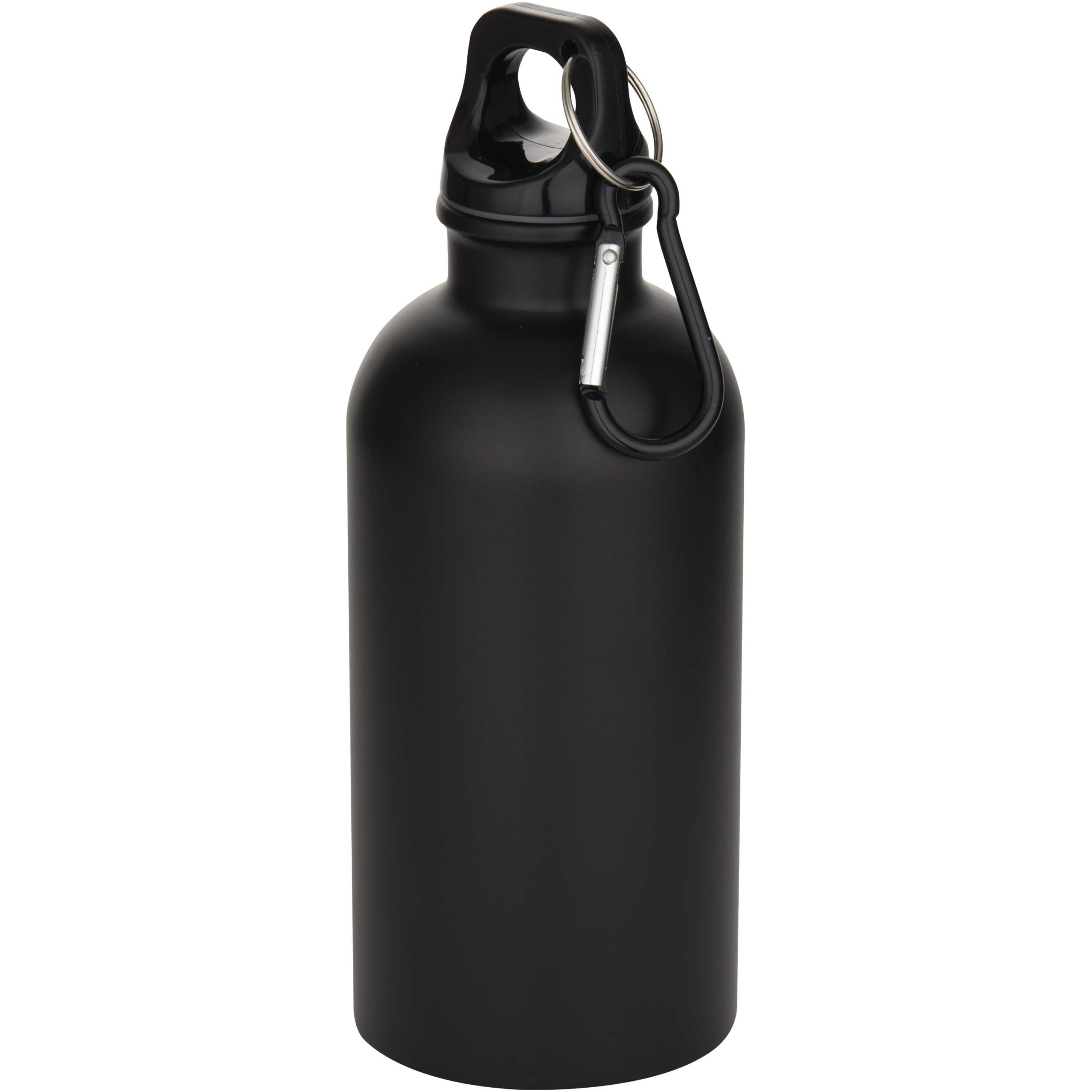Trinkflasche aus recyceltem Edelstahl 0,4 l mit matter Oberfläche