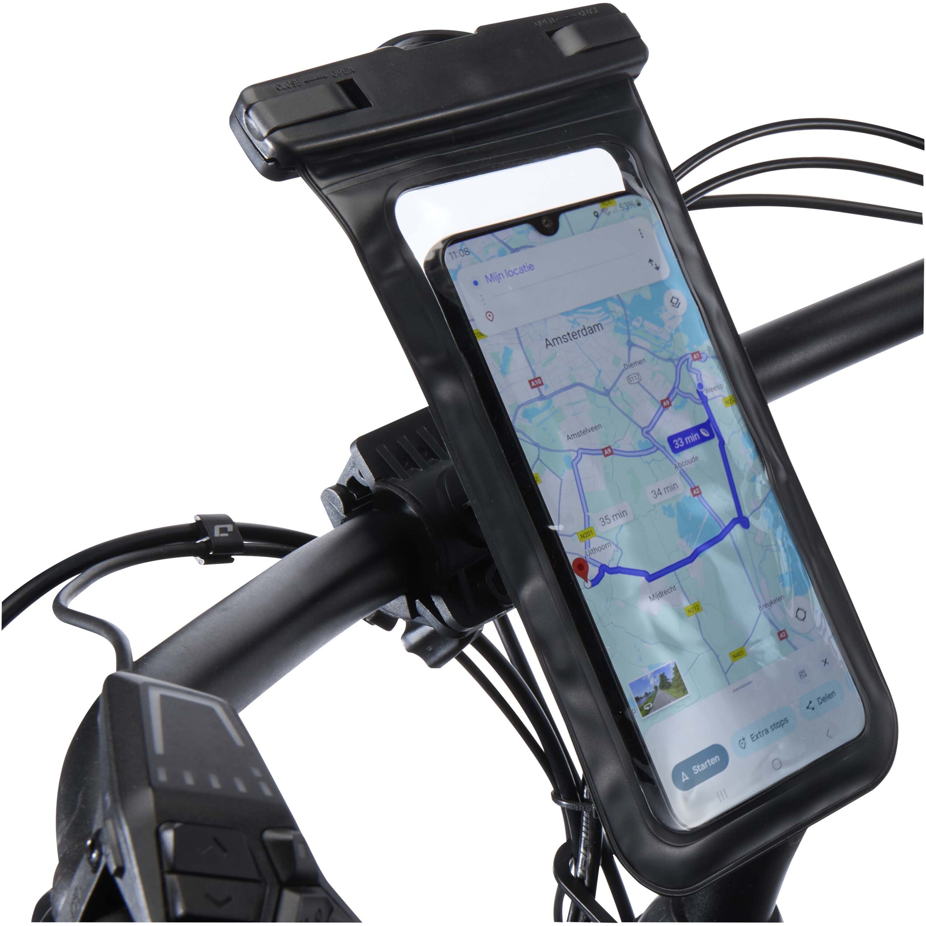 Plastic steering wheel phone case suitable for all smartphone sizes