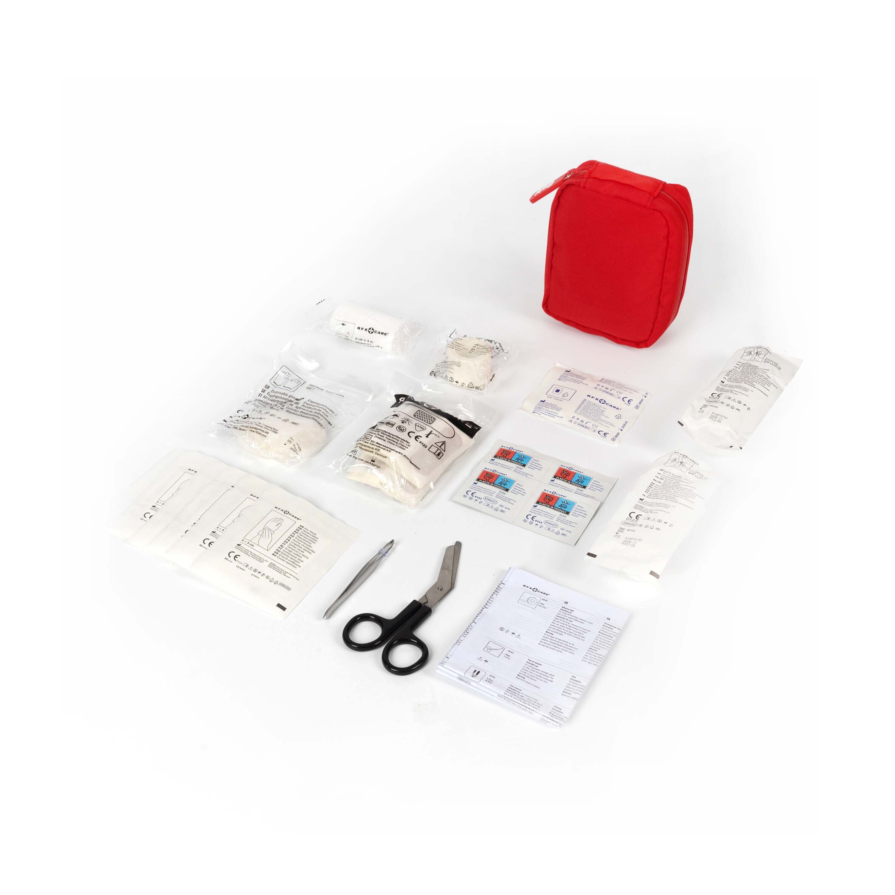 First aid kit 59 pieces in nylon bag, printable