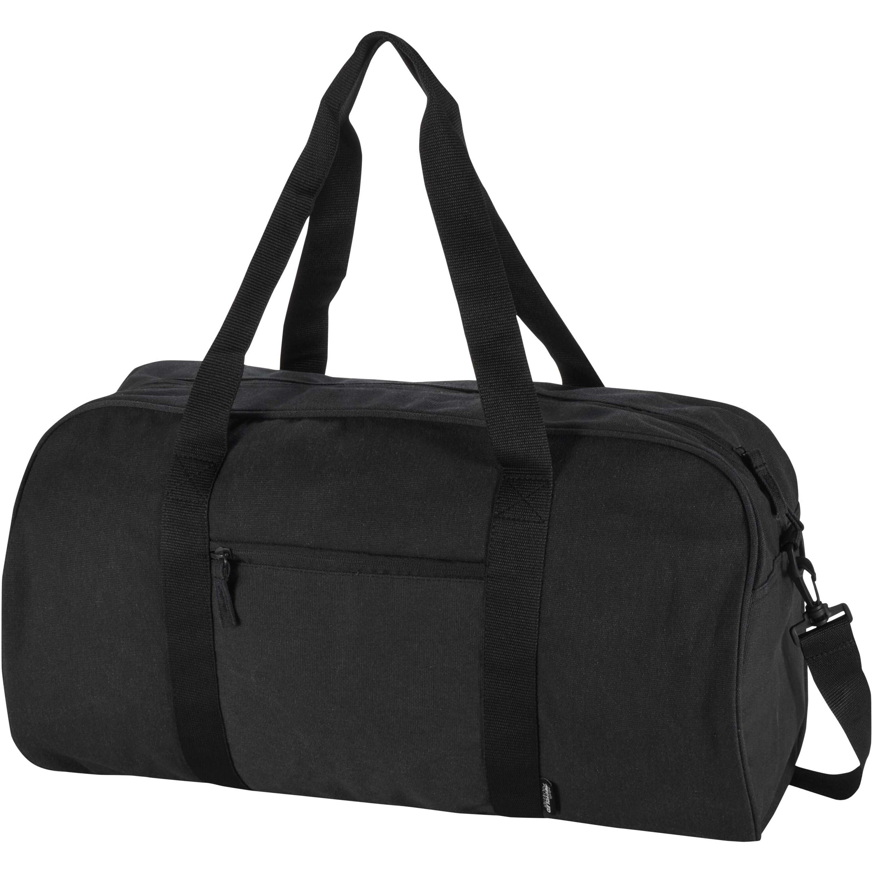 Sac de voyage en canva de coton recyclé avec grand compartiment principal hydrofuge 40 l