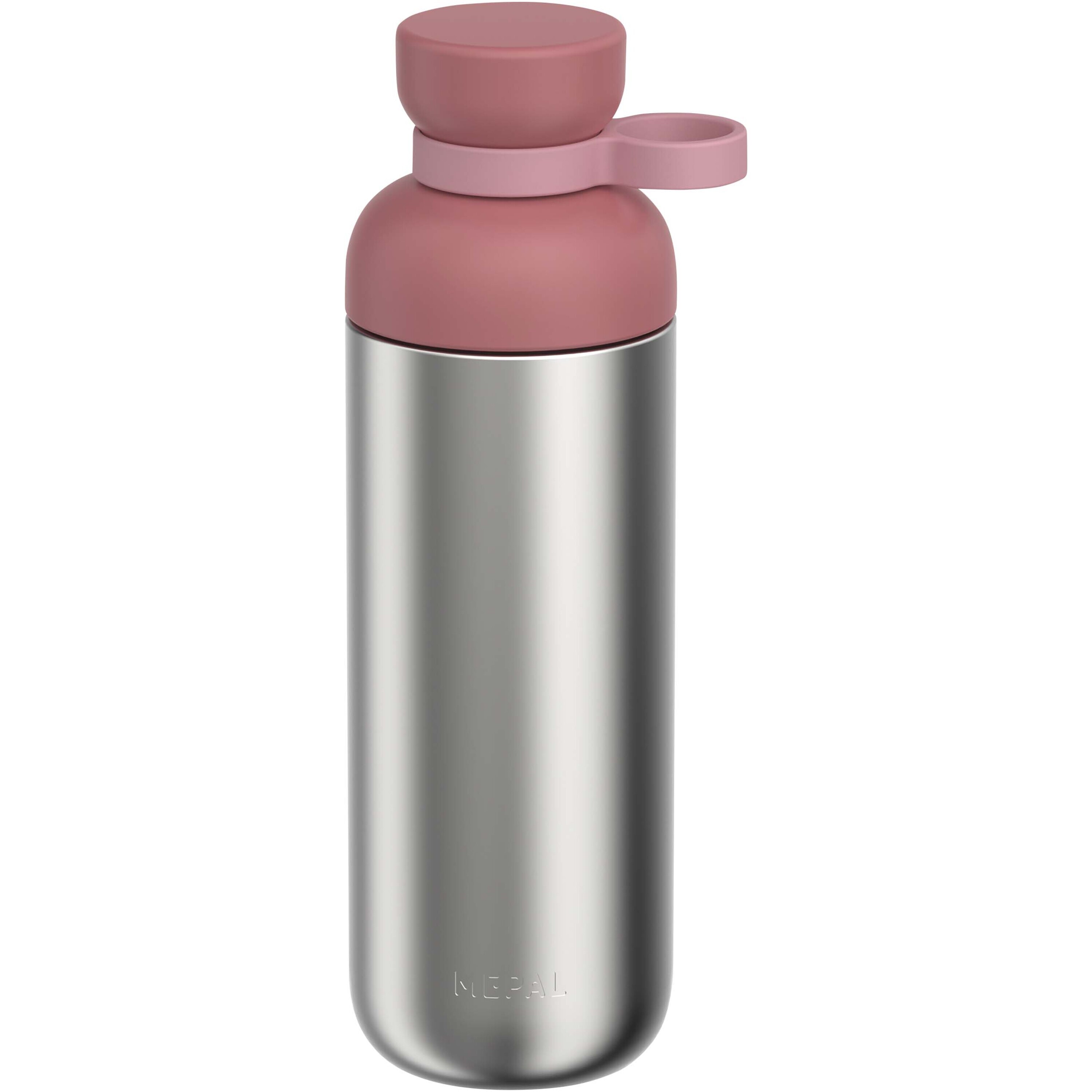 Gourde Mepal Vita en acier inoxydable recyclé, 0,7 l, adaptée aux boissons gazeuses, fabriquée en Europe