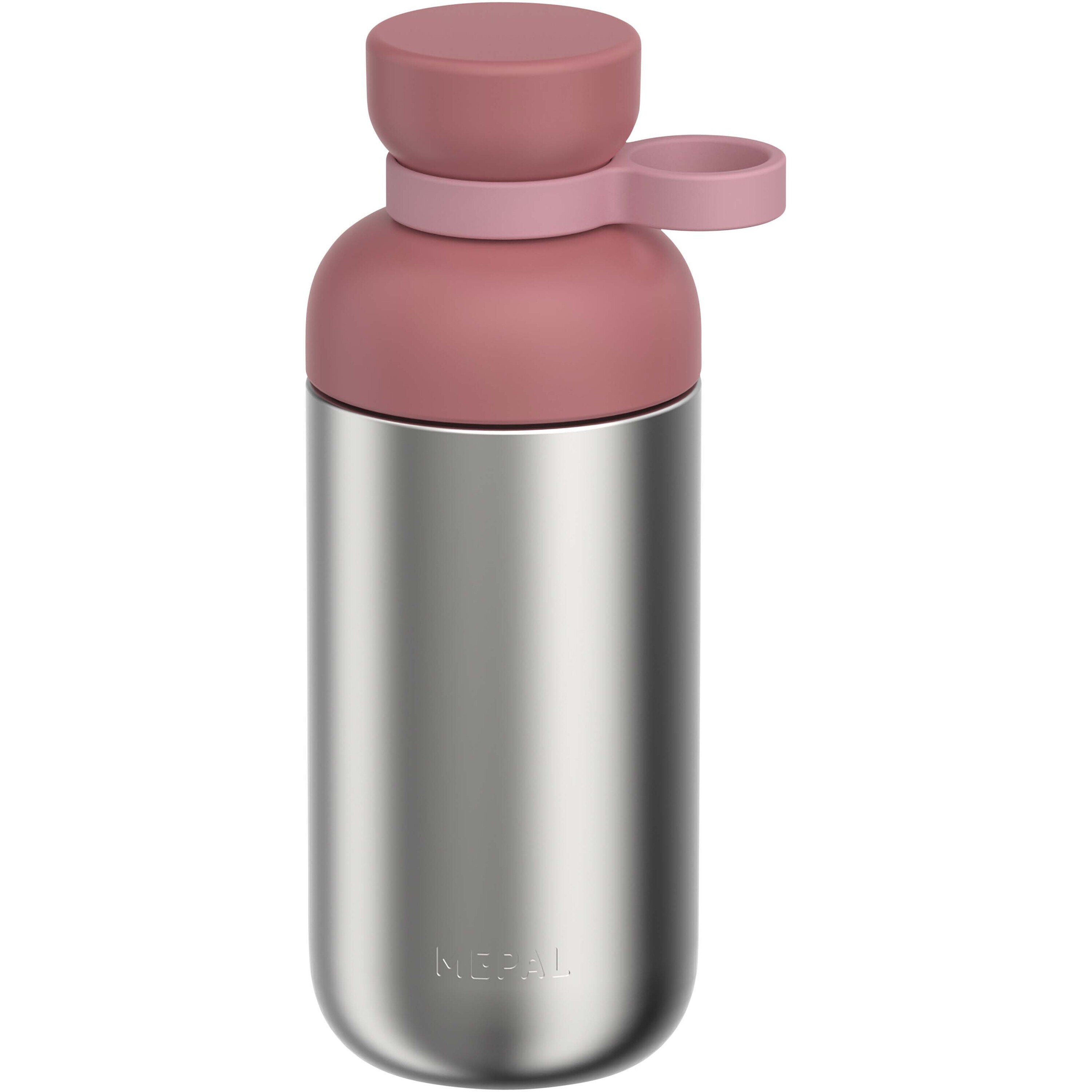 Gourde Mepal Vita en acier inoxydable recyclé, 0,5 l, adaptée aux boissons gazeuses, fabriquée en Europe