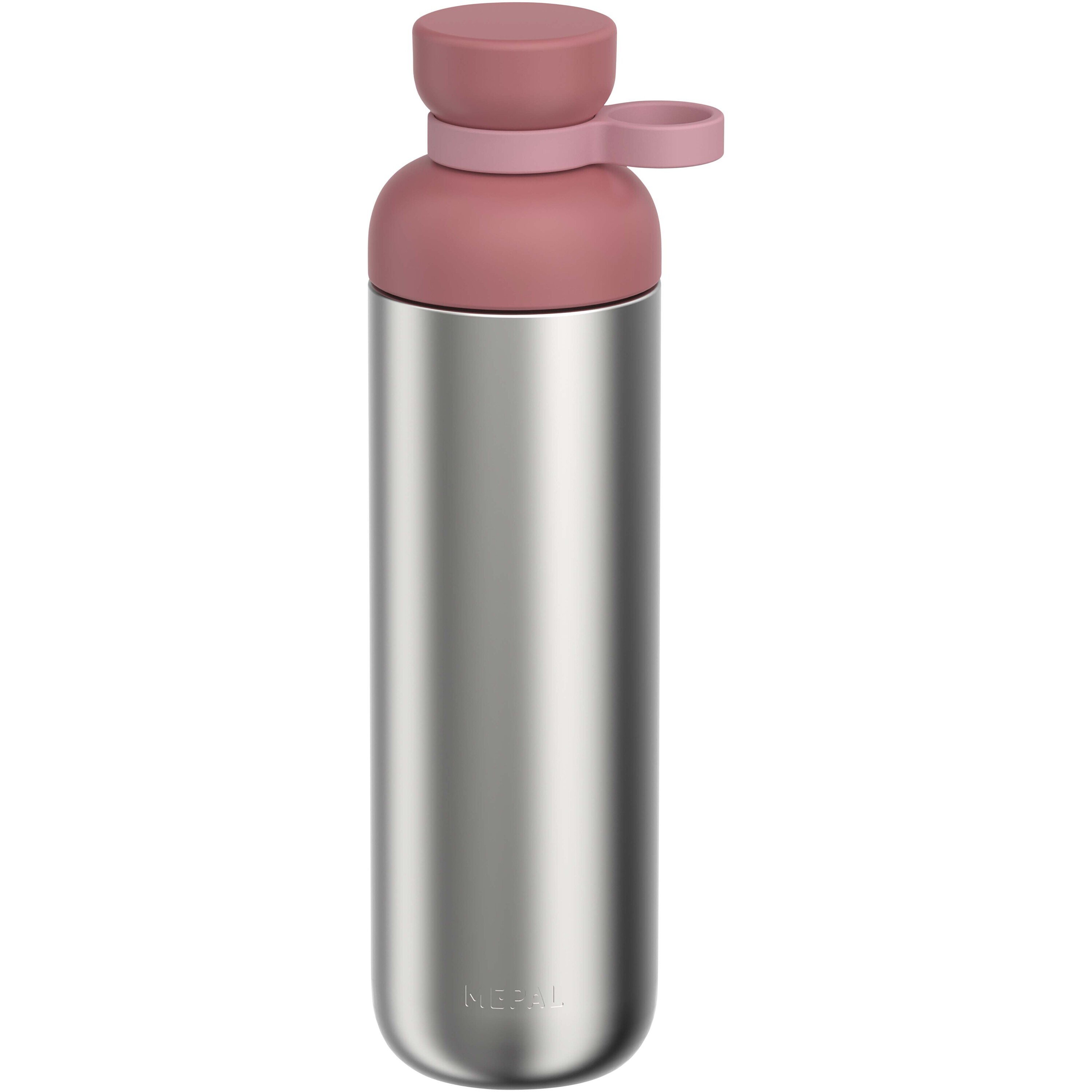 Mepal Vita Water Bottle Made from Recycled Stainless Steel, 0.9 L, Suitable for Carbonated Beverages, Made in Europe