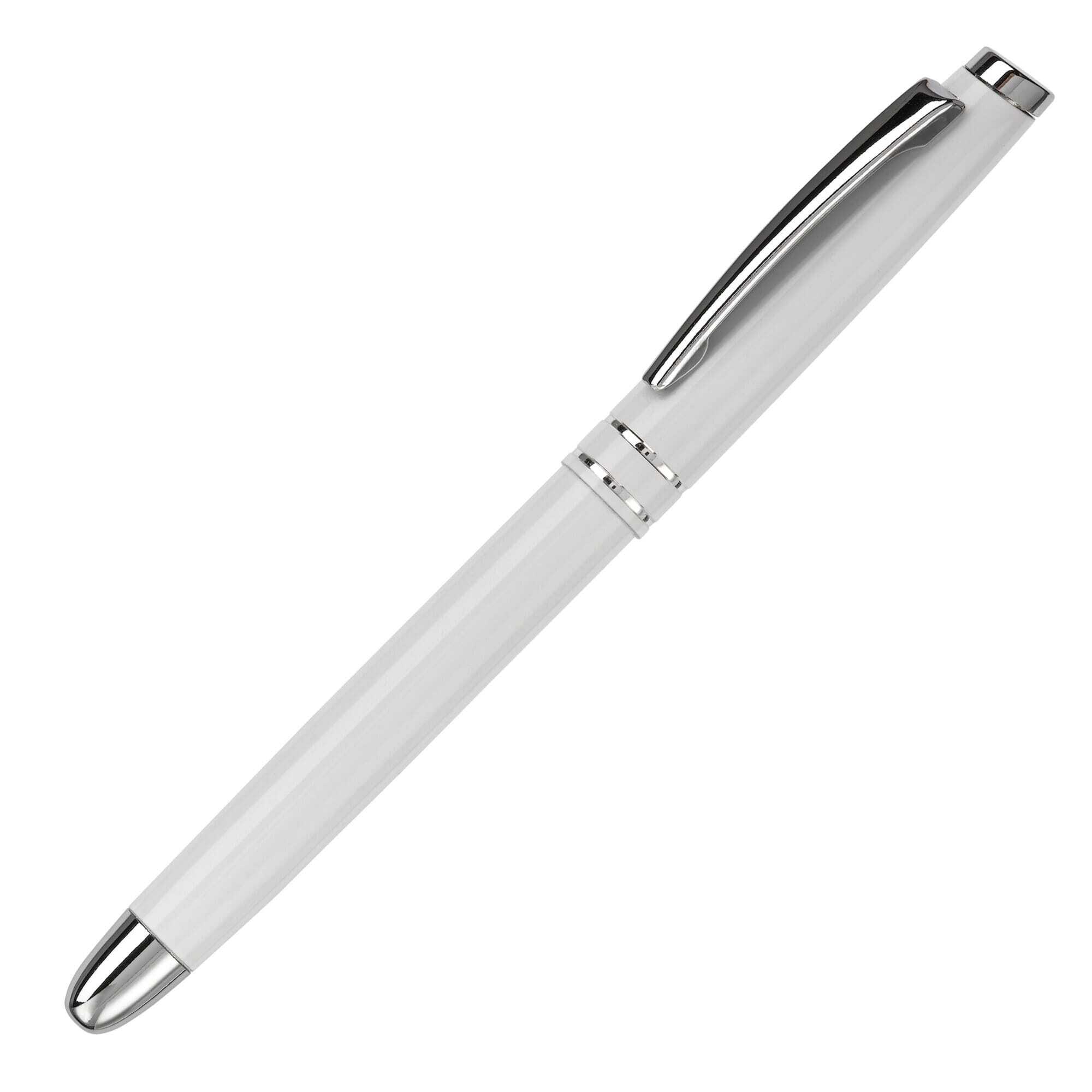 Rollerball Kugelschreiber aus Aluminium Mine blauschreibend