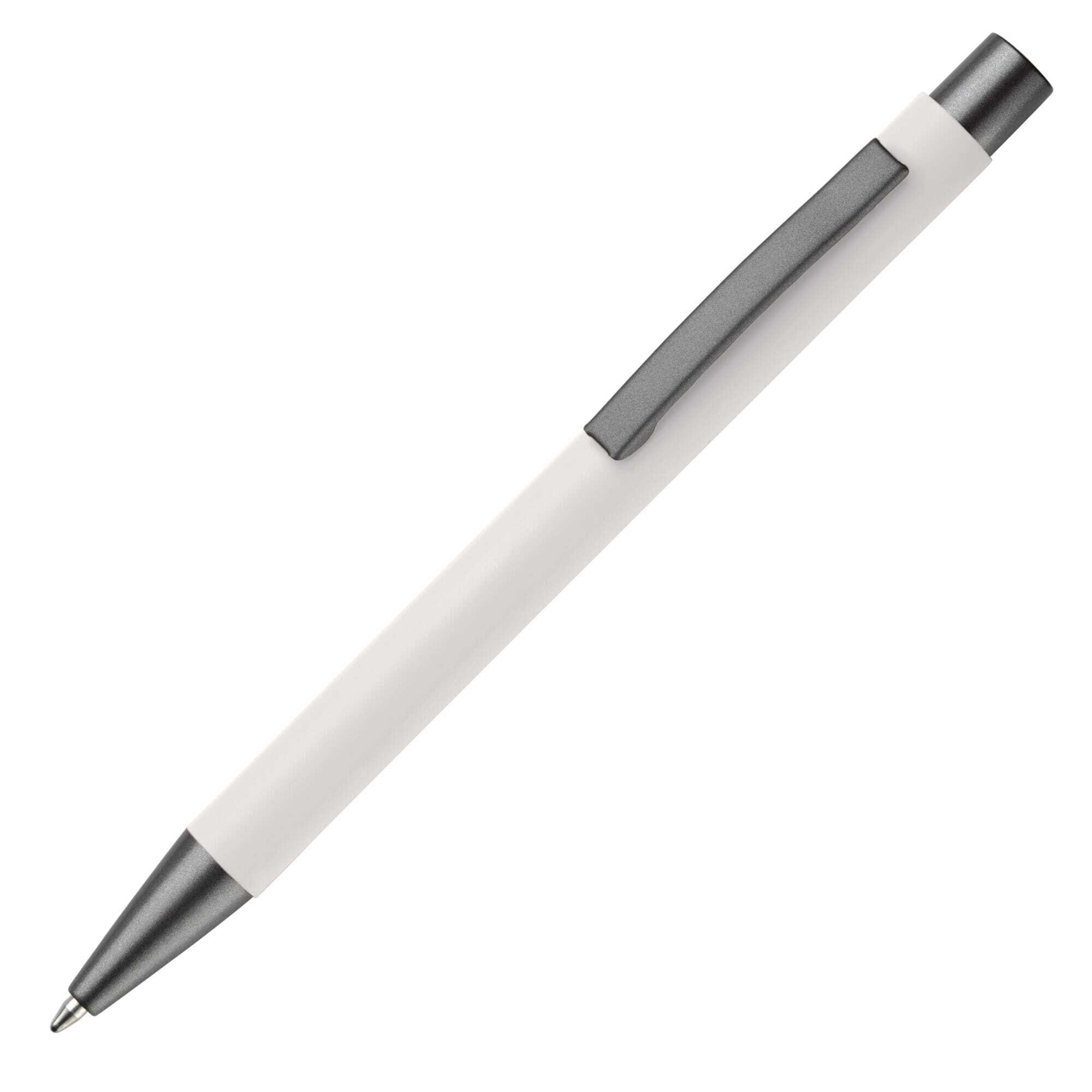 Stylo à bille en aluminium avec surface Soft Touch