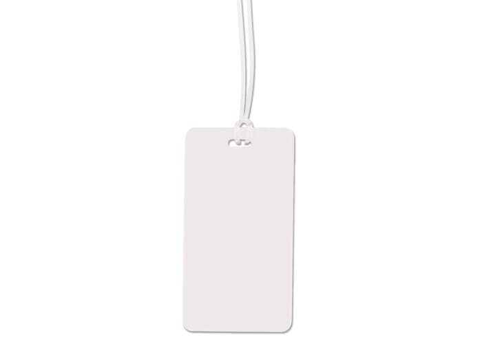 Polypropylene luggage tag 11 x 6 cm fully printable