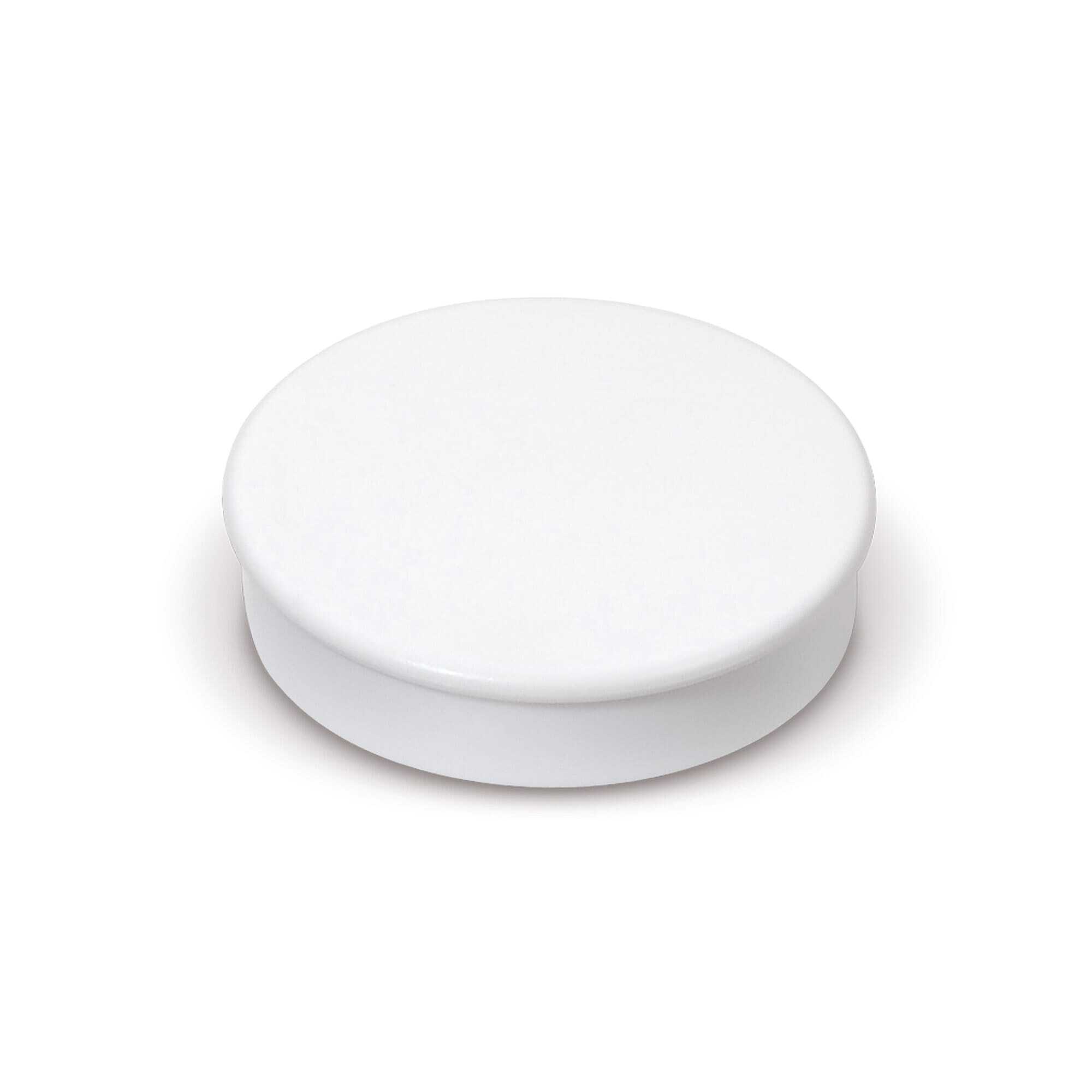 Aimant adhésif en plastique et ferrite Ø 3 cm