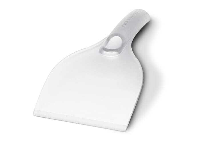 Ice scraper made of PS plastic with frosted surface