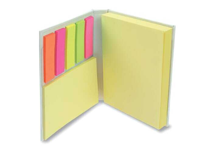 Notes repositionnables Set combiné couverture rigide 10,5 x 8 cm