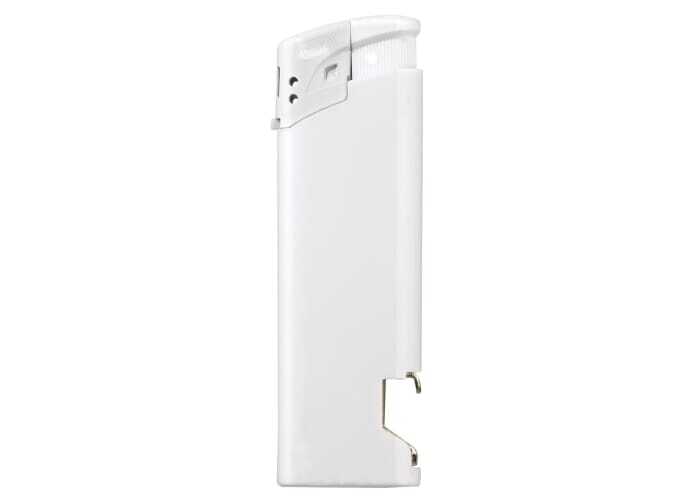 Briquet en plastique avec décapsuleur