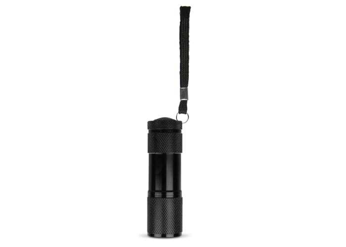 LED-Taschenlampe aus Aluminium mit Handschlaufe