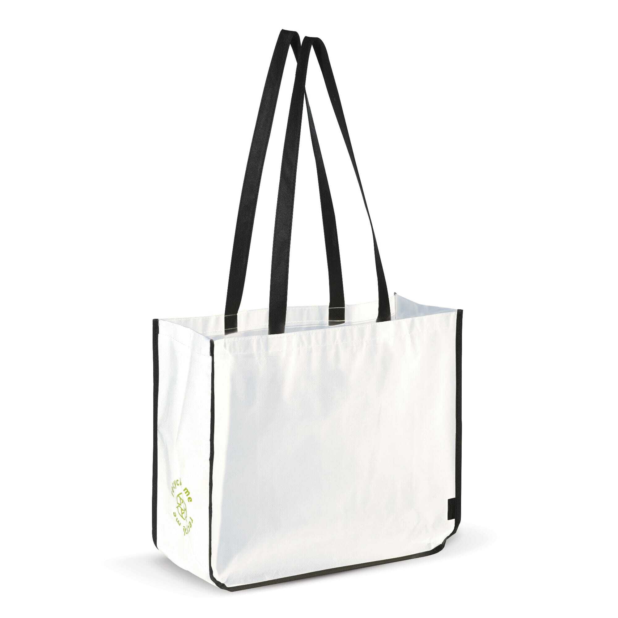 Einkaufstasche aus Non Woven-PP 120g/m² 40 x 35 cm mit weissen Seiten