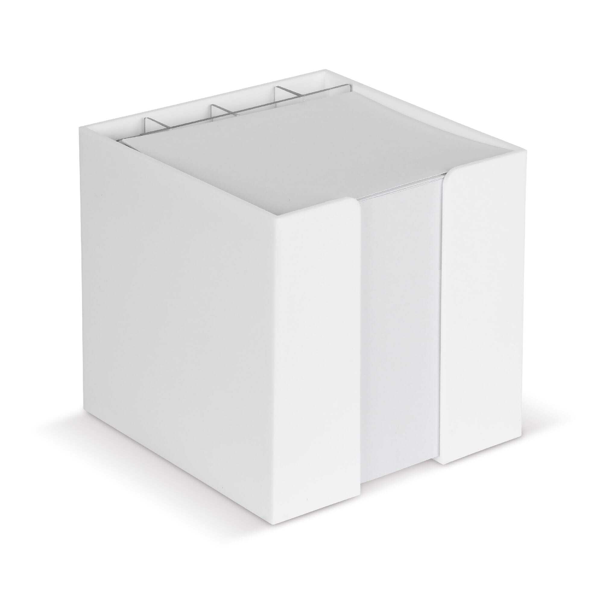 Note box made of wood-free paper 10 x 10 cm 80 sheets