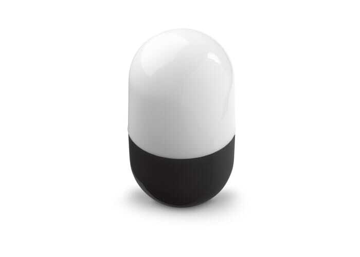 Wobble light made of plastic/steel 8 x 4.4 cm with motor for the light source
