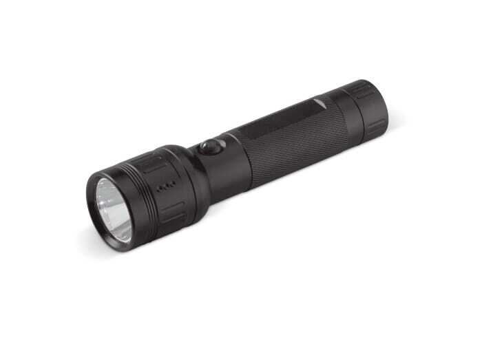 LED-Taschenlampe aus Aluminium mit einstellbarem Strahl
