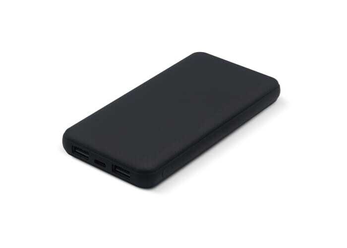 USB powerbank with soft touch surface 8,000 mAh