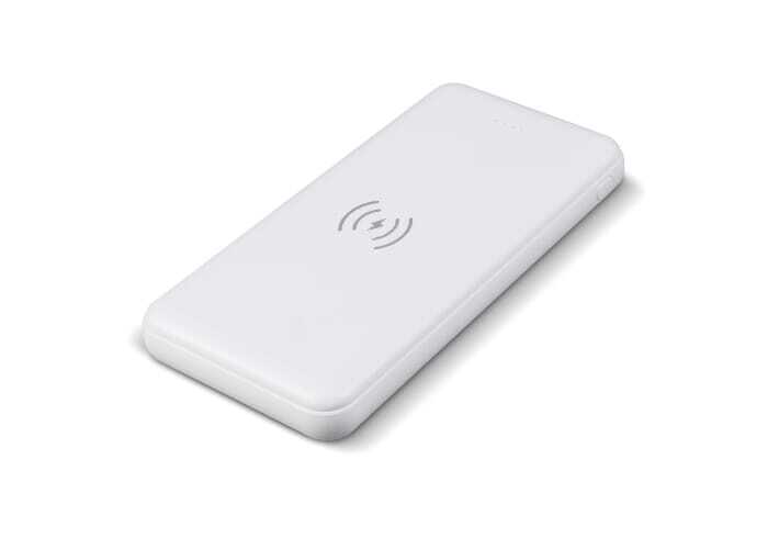 Wireless power bank incl. wireless charger made of plastic 8,000 mAh