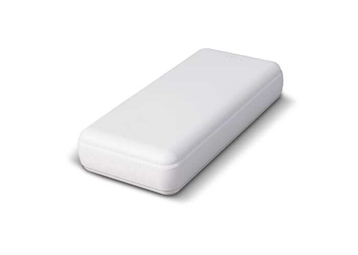 USB power bank made of plastic 16,000 mAh with Type-C connection
