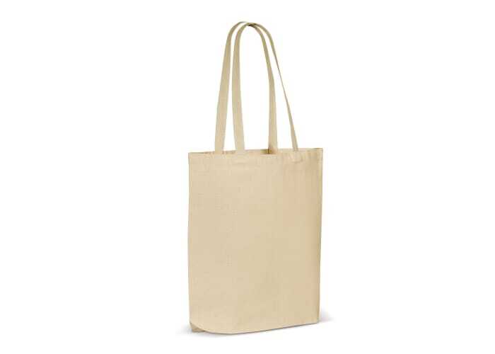 Shopping bag cotton 280g/m² 42 x 43 cm in ecru