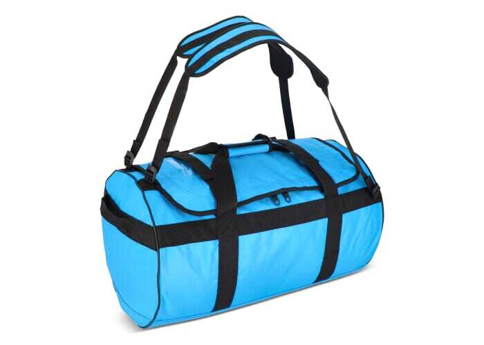 Sac de voyage en PVC/polyester 60 x 40 cm 100 l résistant aux intempéries