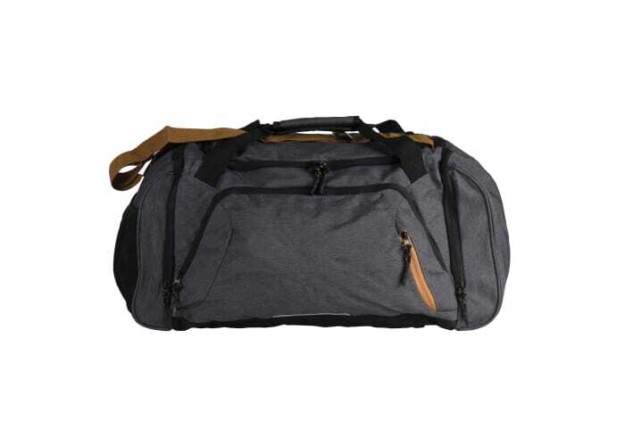 Travel bag recycled polyester 57 x 30 cm with separate shoe compartment