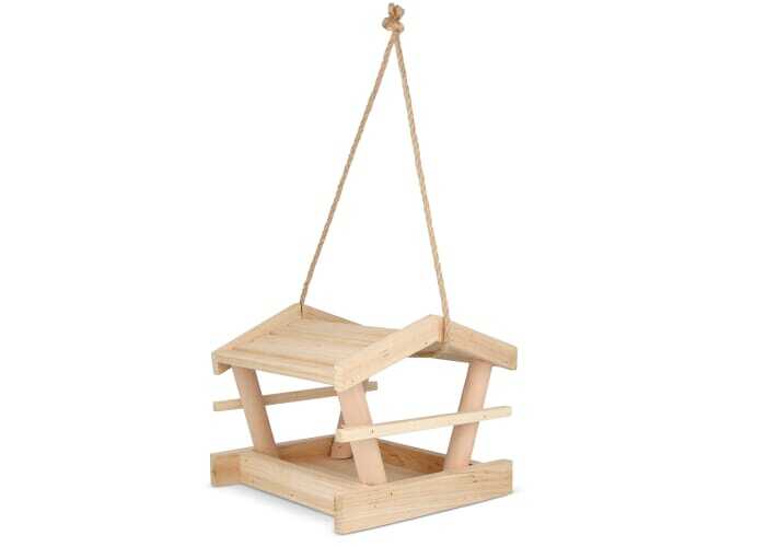 Vogelhäuschen aus Holz zum Aufhängen