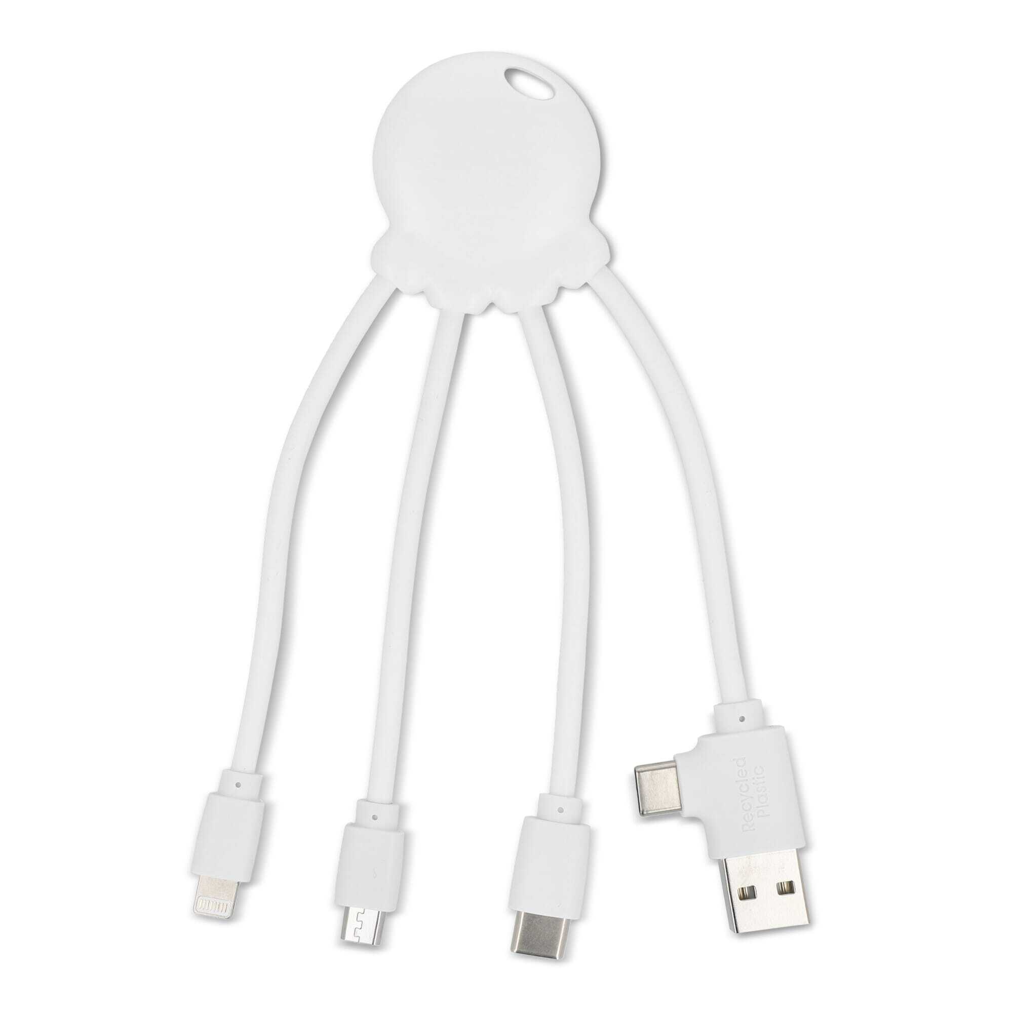 Xoopar USB charging cable Octopus Ocean Bound Plastic