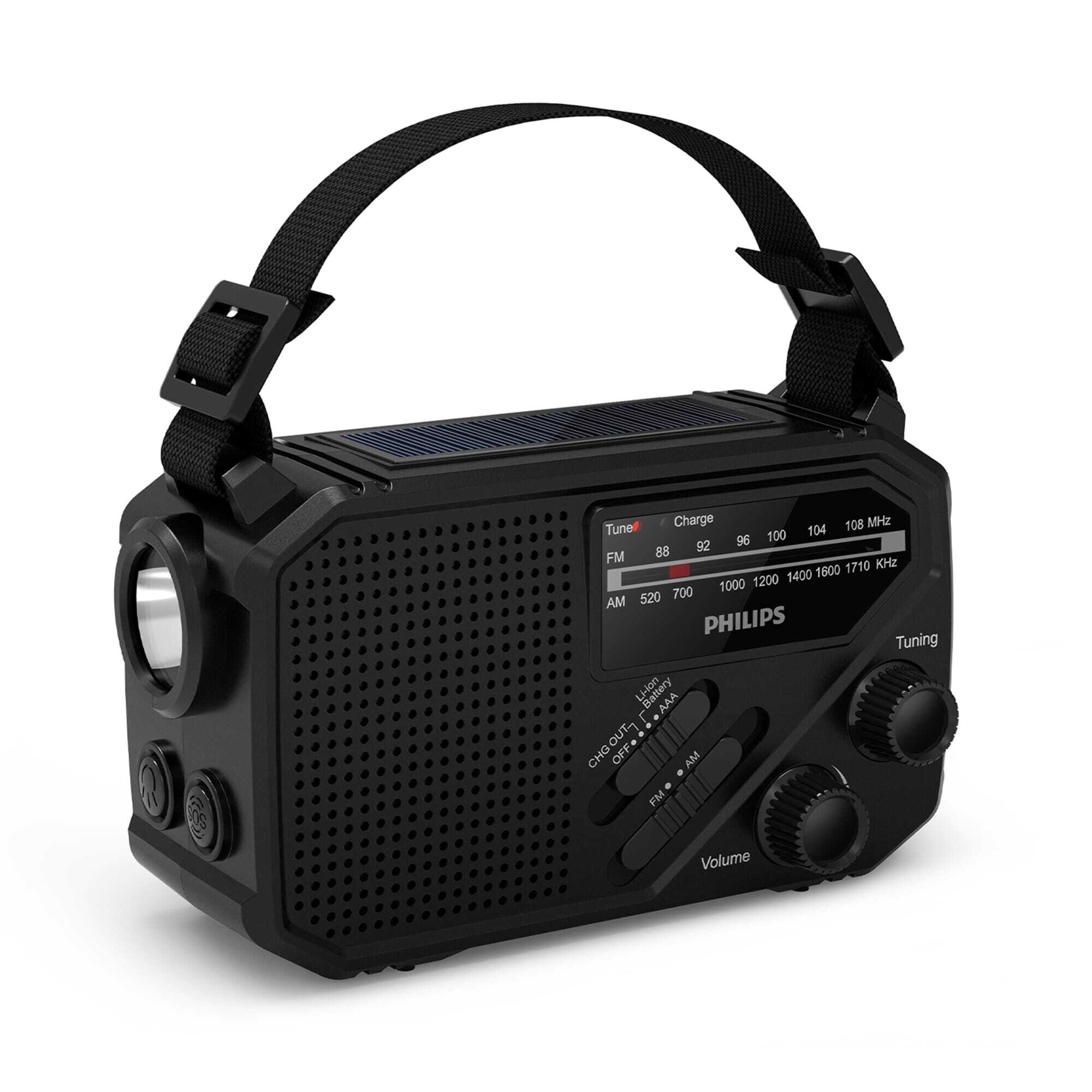 Philips emergency radio with various functions