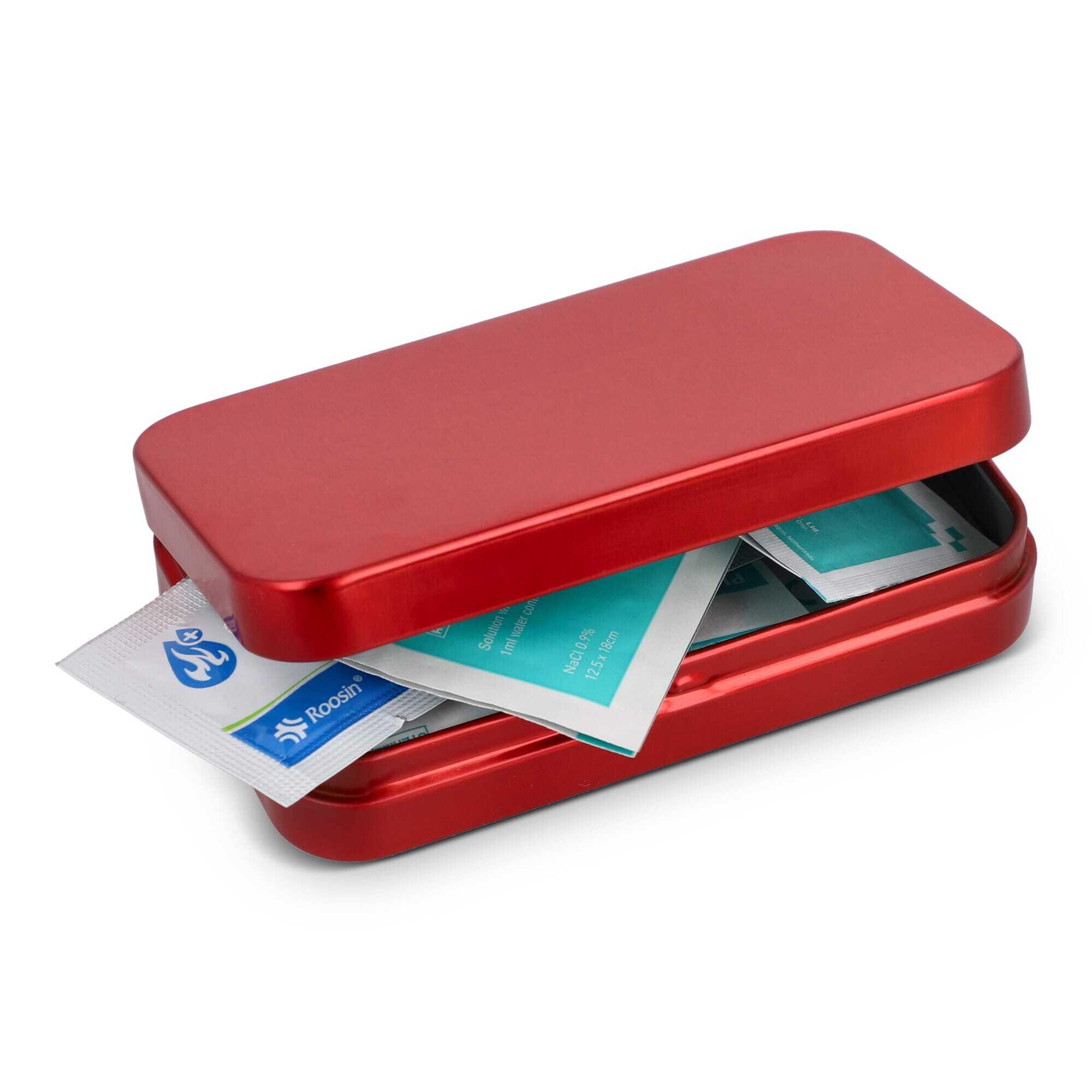 Set de premiers secours 20 pièces en boîte métallique