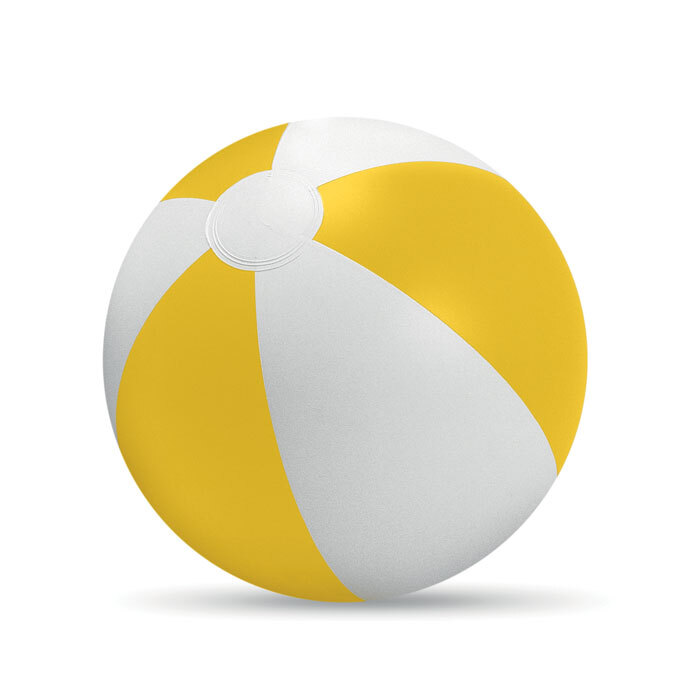 PVC beach ball Ø 23.5 cm with colorful stripes