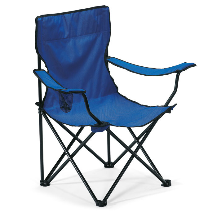 Camping/beach chair made of iron/600D polyester cover max. load 100kg