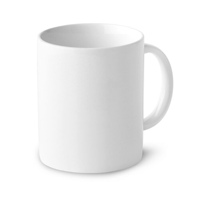 Tasse aus Keramik 300 ml rundum bedruckbar