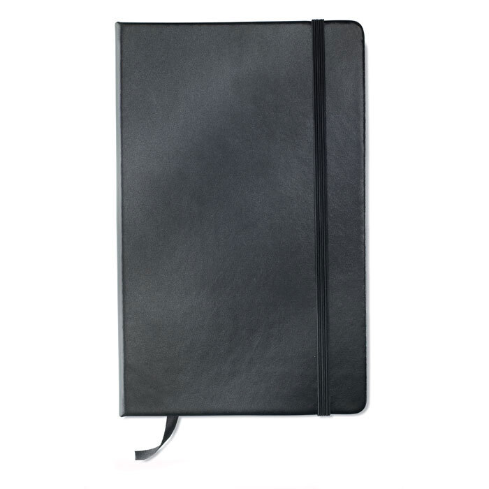 A5 hardcover notebook made of PU with FSC-certified paper, 192 lined pages
