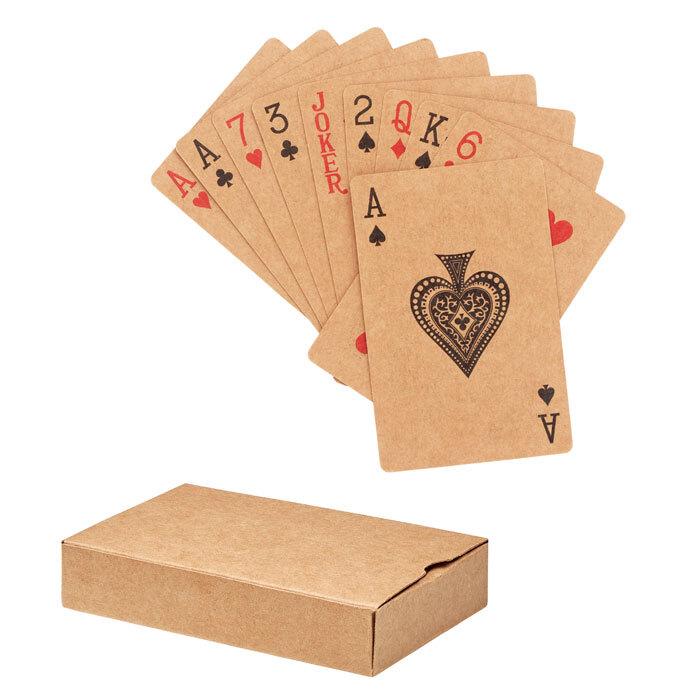 Eco playing cards made from recycled paper
