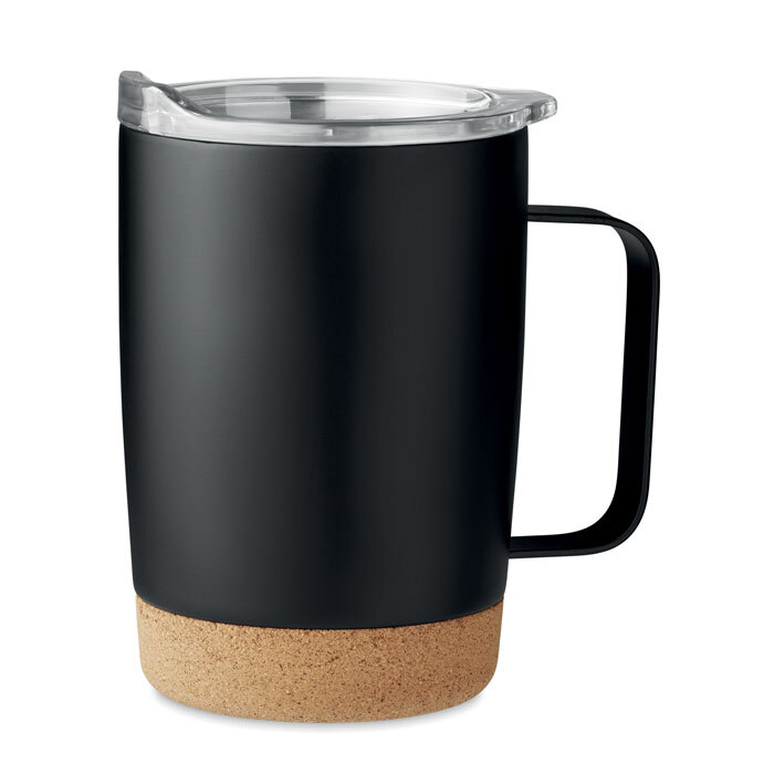 Isoliertasse aus Edelstahl 300 ml mit Korkboden
