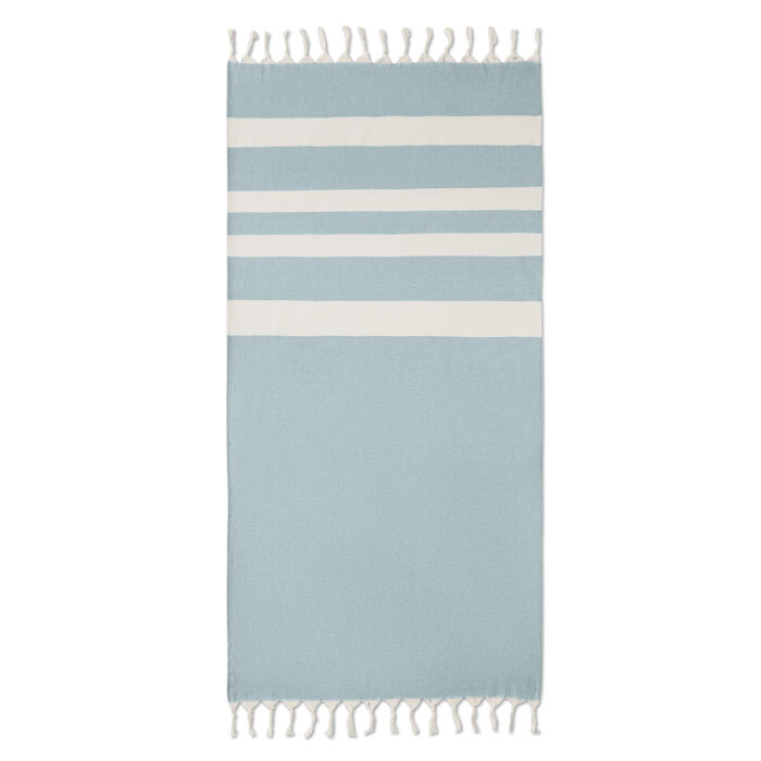 Beach towel/hamam towel rPET cotton 140 g/m² 75 x 150 cm