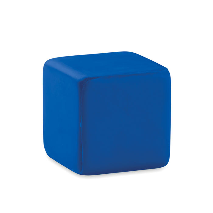 Anti-stress cube made of PU 4.5 x 4.5 cm