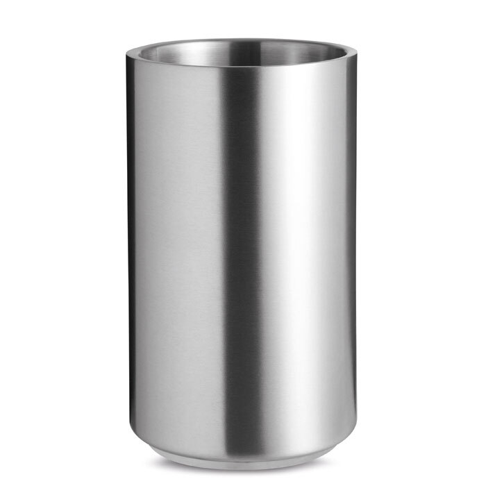 Stainless steel bottle cooler Ø 11.5 x 18.5 cm