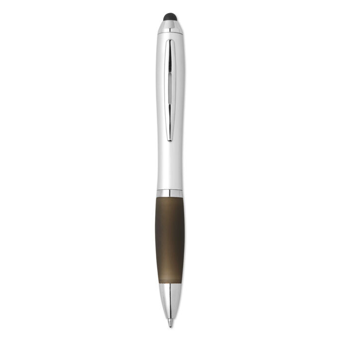 Ballpoint pen with touch pen made of ABS plastic Refill blue ink