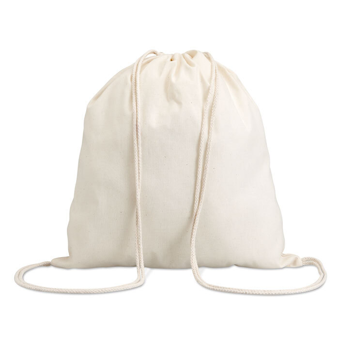 Sac de sport en coton 100 g/m² 37 x 41 cm avec cordon de serrage