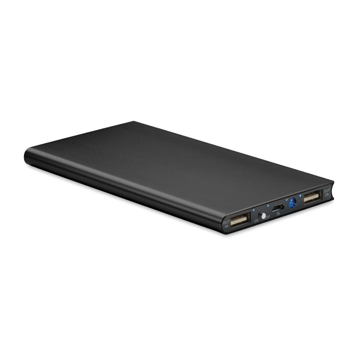 USB powerbank made from recycled aluminum 8'000 mAh