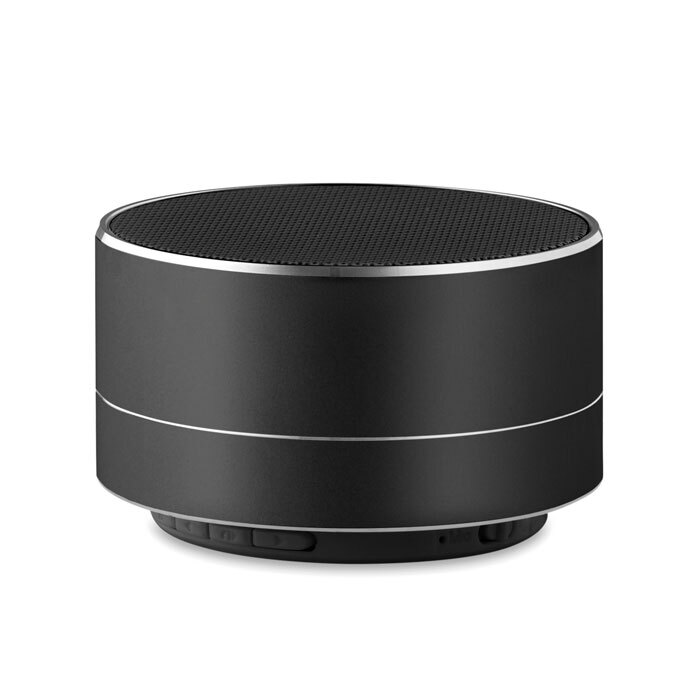 Wireless speaker made of aluminum 3W with illuminated underside