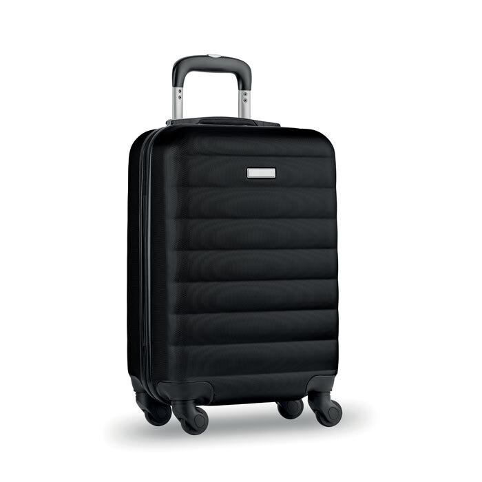 Hard-shell cabin trolley with 4 wheels and combination lock in 5 colors