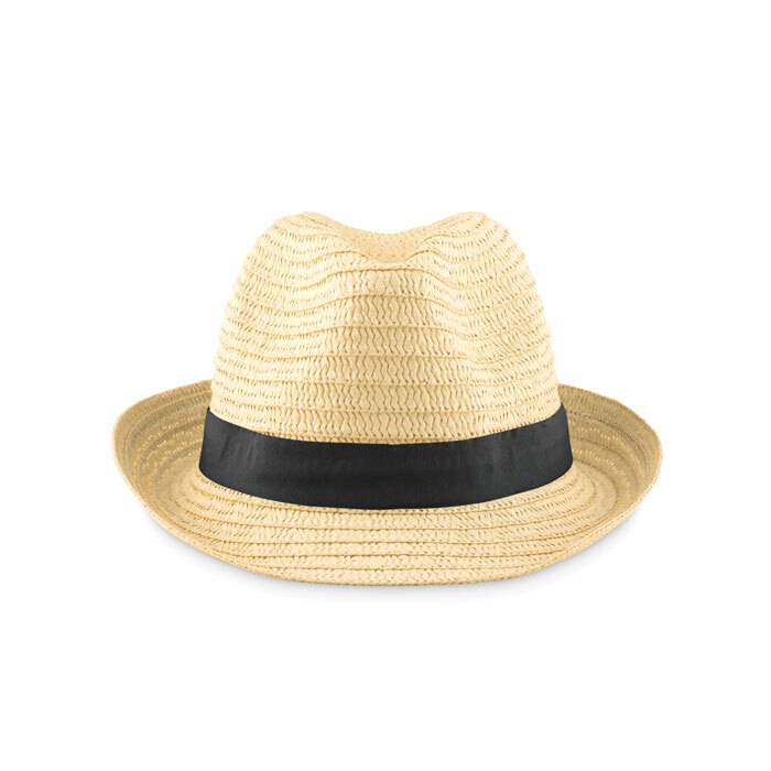 Sun hat paper straw one size with band in 6 colors