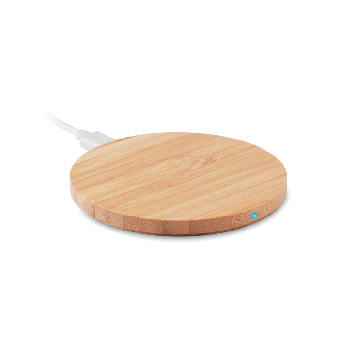 Wireless charger made of bamboo Output DC5V/1A 5W