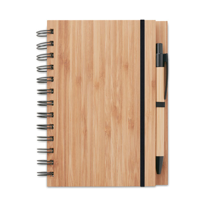 Notizbuch A5 Hardcover aus Bambus 140 Seiten liniert